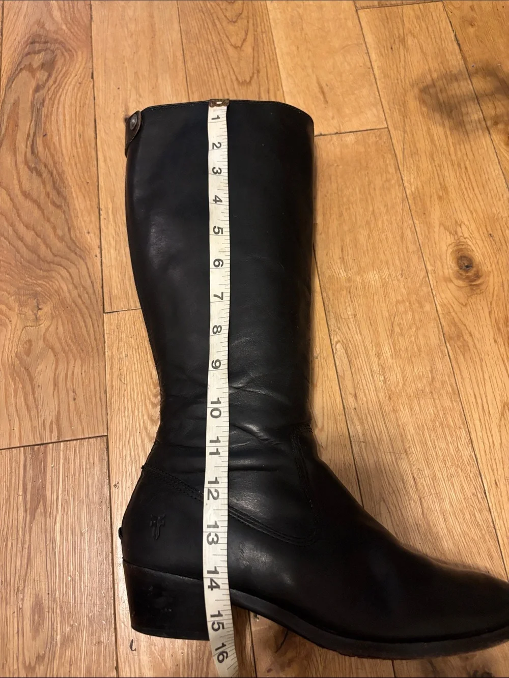 Frye leather zip